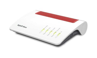 Router nirkabel Wifi 6 AVM Fritzbox 7590 AX