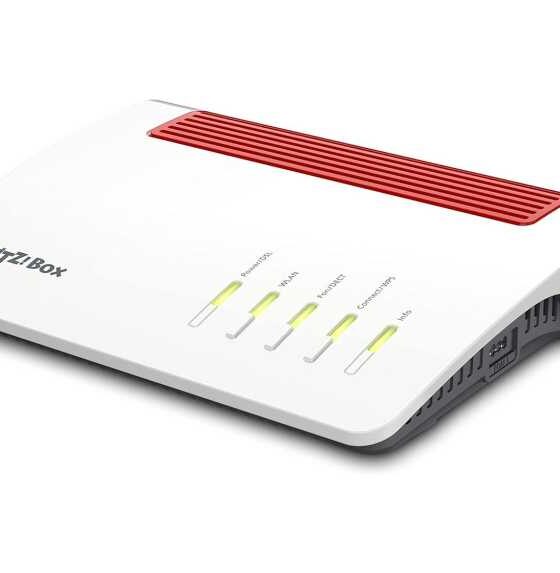 Router nirkabel Wifi 6 AVM Fritzbox 7590 AX