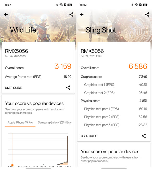 Skor Realme 14 Pro dalam 3DMark